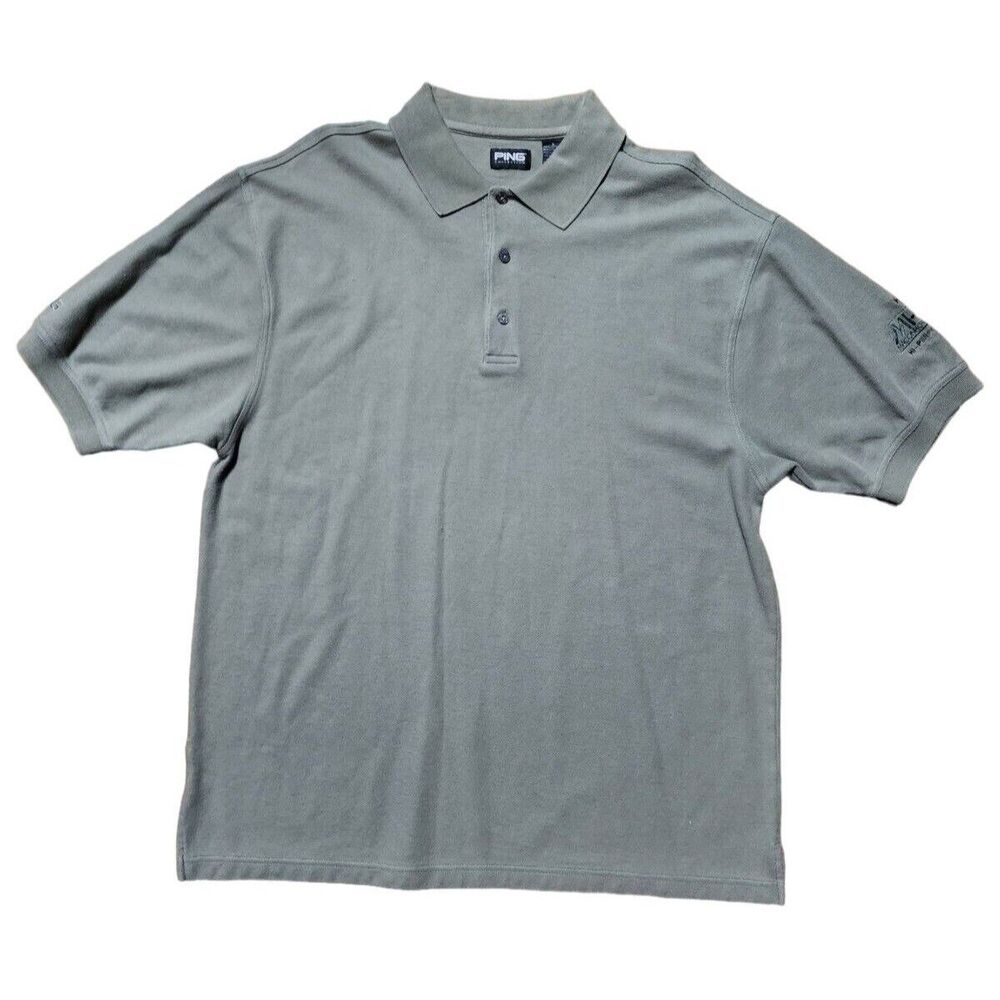 Ping Vintage Men's Golf Polo Shirt Size Large HIPI High Performer 2001 Macon